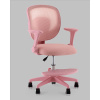 Кресло компьютерное TopChairs Mila розовый Stool Group OUE-2541 pink