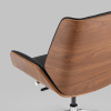 Кресло офисное TopChairs Crown чёрный Stool Group A312-A 8383-29 walnut back