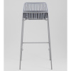 Стул барный Louran с подушкой серый Stool Group D-012H-75 grey