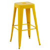 Комплект барных стульев Tolix жёлтый (4 шт) Stool Group YD-H765 KD LG-06 X4