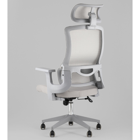 Кресло офисное TopChairs Vantage серый Stool Group WH-978AG grey