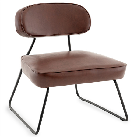 Кресло Kate экокожа бордово-коричневый Stool Group AV 336-Pbor-br-9005