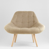 Кресло Олби Квадро бежевый Stool Group QH-8927K 875-3 beige
