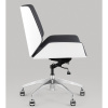 Кресло офисное TopChairs Crown серо-голубой/белый Stool Group A312-A 8386-16 white back
