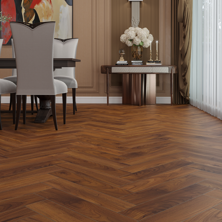 Ламинат Орех Кипр Herringbone Elegant Norland LF303-19