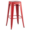 Стул барный Tolix красный Stool Group YD-H765 LG-03