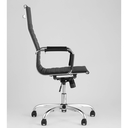 Кресло офисное TopChairs City чёрное Stool Group D-101H BLACK