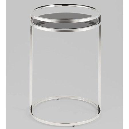 Журнальный столик Гестия 41х60 стекло чёрный Stool Group EET-079