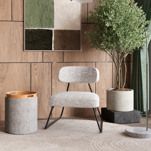 Кресло-лаунж Kate серый Stool Group CQ-2020 - BMG2635-19