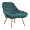 Кресло Олби Страйпс тёмно-бирюзовый Stool Group QH-2805K 263-8 green