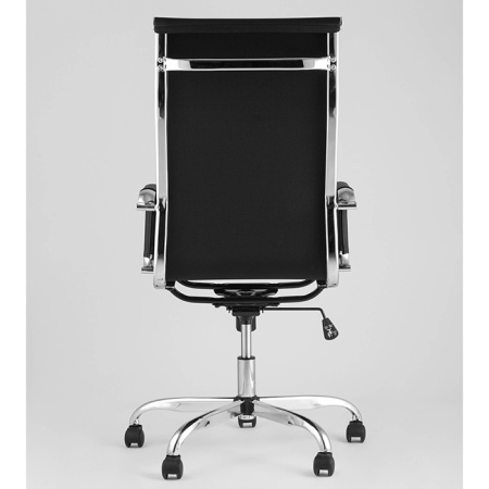 Кресло офисное TopChairs City чёрное Stool Group D-101H BLACK