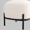 Пуф Стоун букле Fluffy молочный Stool Group vd-pf-stone-fl-milk