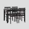 Обеденная группа Ingrid венге массив гевеи Stool Group MH750+MH52088X4