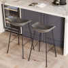 Стул барный Турин серый экокожа Stool Group 8319TB GREY