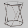Журнальный столик Круз 48х42 стекло Stool Group EET-187-GM