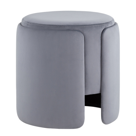 Пуф Taks велюр серый Stool Group LV-108-H14