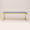 Журнальный стол 120х60 Бруклин стекло Stool Group ECT-013-TG-SK