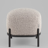 Пуф Стоун букле серо-бежевый Stool Group vd-pf-stone-tr-grey