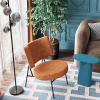 Кресло District Lounge букле терракотовый Stool Group LV-101-S493-01