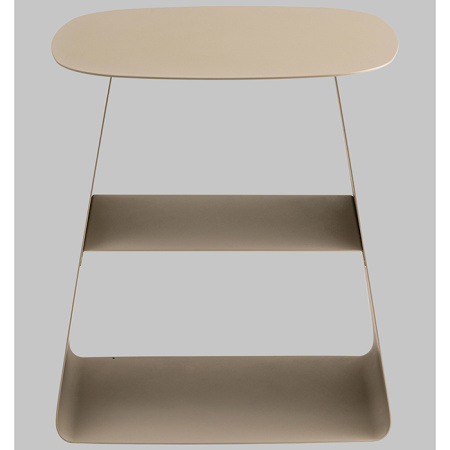 Журнальный столик Leyre металл бежевый Stool Group MT-123S DB-003