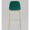 Стул барный Валенсия велюр зелёный Stool Group OS-001B HLR-56 gl