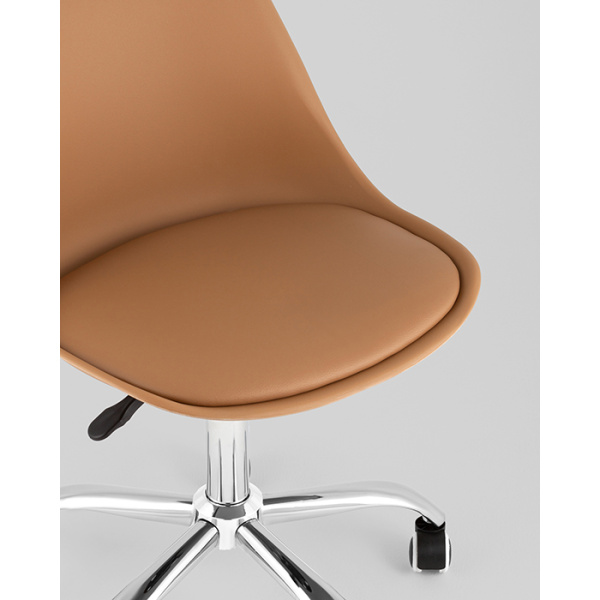 Стул Blok SN пластиковый коричневый Stool Group BML-053-D3 Lightbrown