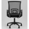 Кресло офисное TopChairs Simple чёрный Stool Group OUE-2501 black
