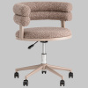 Стул офисный Ponty светло-коричневый бежевые ножки Stool Group Bebe Office Chair OTE-CL 421 kh.l