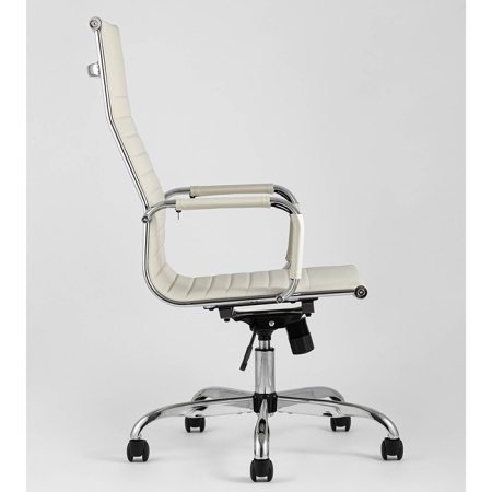 Кресло офисное TopChairs City бежевое Stool Group D-101H beige