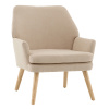 Кресло Харви бежевый деревянные ножки Stool Group QH-8312K-WL 263-2 dark beige