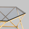 Журнальный столик Круз 93х80 стекло Stool Group ECT-187-TG