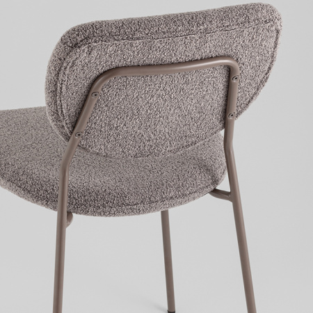 Стул Gigi тёмно-серый букле Stool Group DRC-9155-B URL426-11 Light Brown