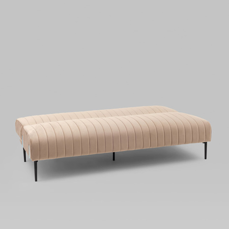 Диван прямой Дрезден велюр бежевый Stool Group vd-drezden-b5