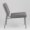 Кресло Эбигейл велюр серый каркас серый Stool Group LV-120-E86-7005