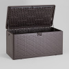 Стол-сундук пластик коричневый 110х55 276л Stool Group YX-DB73H