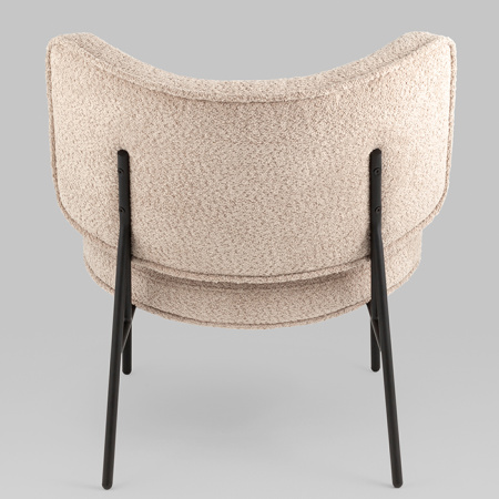 Кресло District Lounge букле капучино Stool Group LV-101-S112-01