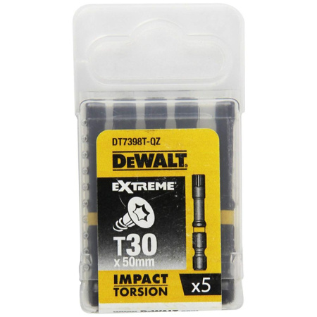 Биты T30 50 мм (5 шт) DeWalt DT7398T-QZ