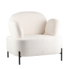 Кресло Кэнди букле белый Stool Group vd-candy-cm01
