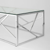 Журнальный стол 120х60 Арт Деко стекло Stool Group ECT-015