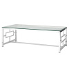 Журнальный стол 120х60 Бруклин стекло Stool Group ECT-013