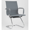 Стул офисный TopChairs Visit серый Stool Group D-101L grey