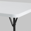Комплект раскладного стола и стульев белый Stool Group YX-ZFP86 white
