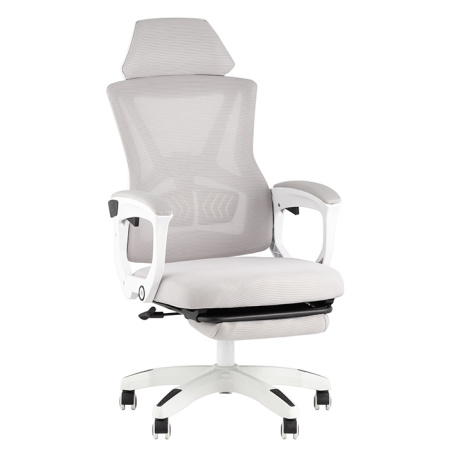Кресло офисное TopChairs Vecto серый Stool Group OUE-2515W grey