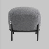 Пуф Стоун букле Fluffy тёмно-серый Stool Group vd-pf-stone-fl-grey