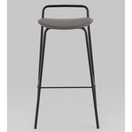 Стул барный Mantis экокожа тёмно-серый Stool Group 9083T dark grey