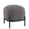 Пуф Стоун букле тёмно-серый Stool Group vd-pf-stone-tr-dg