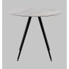 Стол Ники круглый керамика Italian light grey D90 Stool Group vd-niki-ilg-900