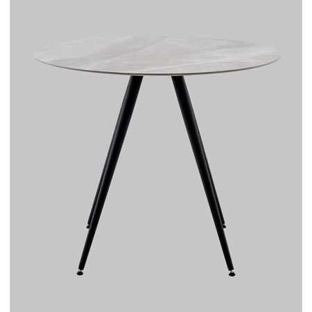 Стол Ники круглый керамика Italian light grey D90 Stool Group vd-niki-ilg-900