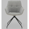 Кресло вращающееся Кимберли рогожка/замша серый Stool Group AV 344 W9D9005