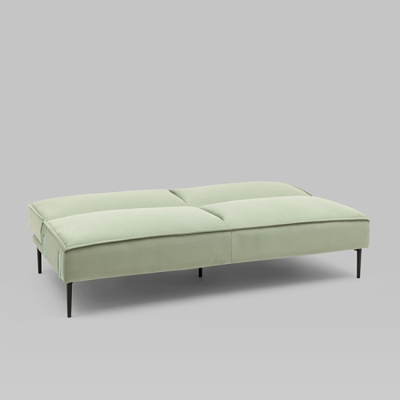 Диван прямой Кассель велюр светло-салатовый Stool Group vd-cassel-vl14